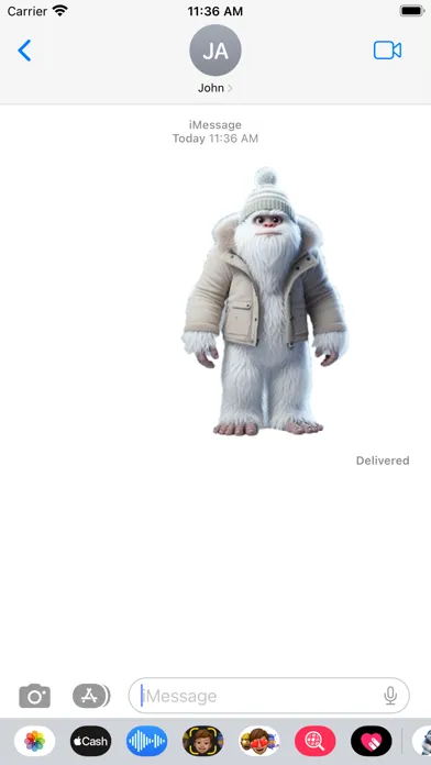 صور Winter Yeti Stickers
