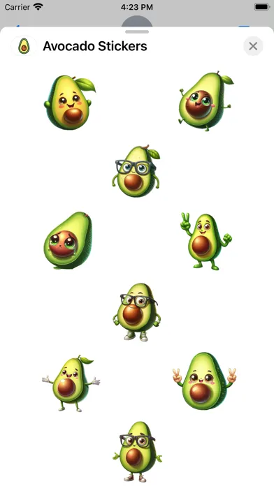 Avocado Stickers應用截圖