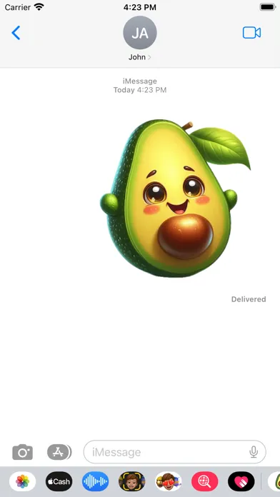 Avocado Stickers應用截圖