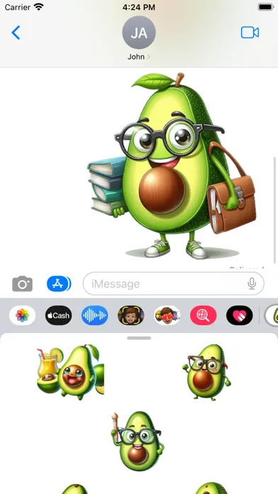 Avocado Stickers應用截圖