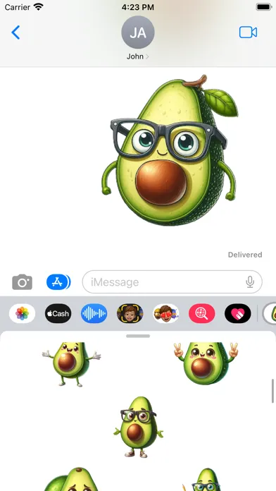 Avocado Stickers應用截圖