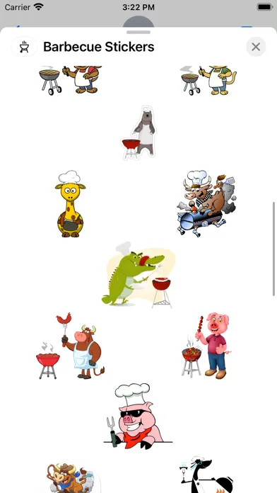 Barbecue Stickers应用截图