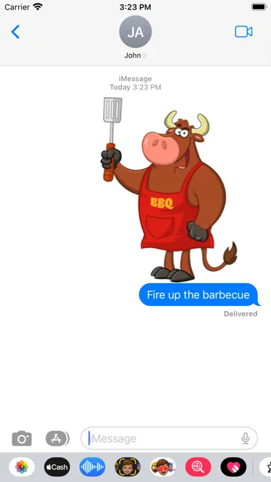 Barbecue Stickers应用截图
