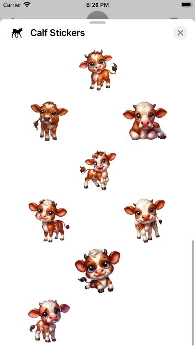 Calf Stickers Ekran Görüntüleri