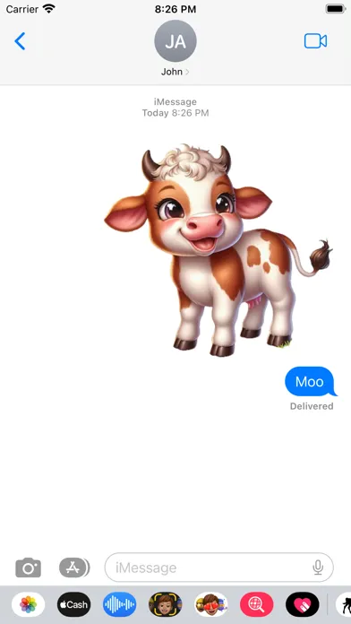 Calf Stickers Ekran Görüntüleri