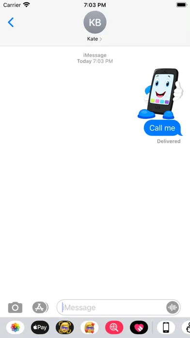 Cellphone Stickers スクリーンショット
