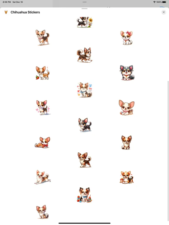 Chihuahua Stickers iPad 应用截图
