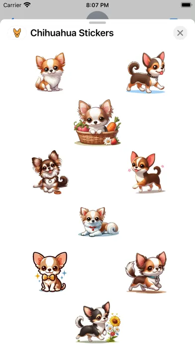 Chihuahua Stickers应用截图