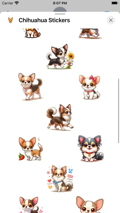Chihuahua Stickers应用截图