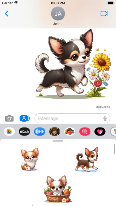 Chihuahua Stickers应用截图