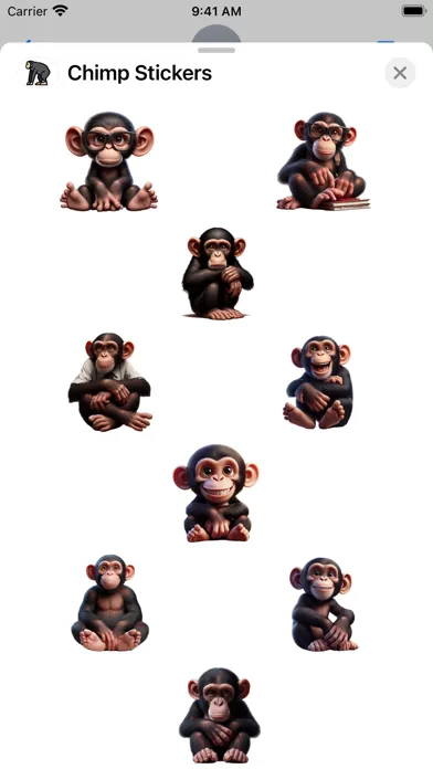 تصاویر Chimp Stickers