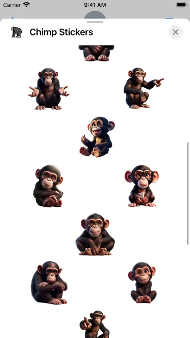 تصاویر Chimp Stickers