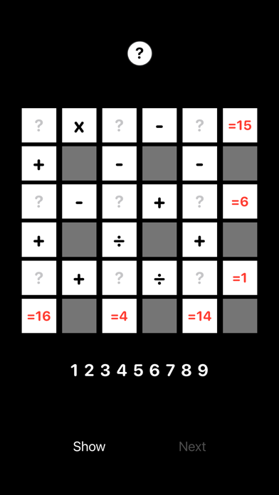 Tangkapan skrin Criss-Cross Math