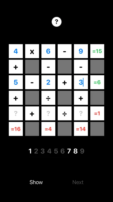 Tangkapan layar Criss-Cross Math
