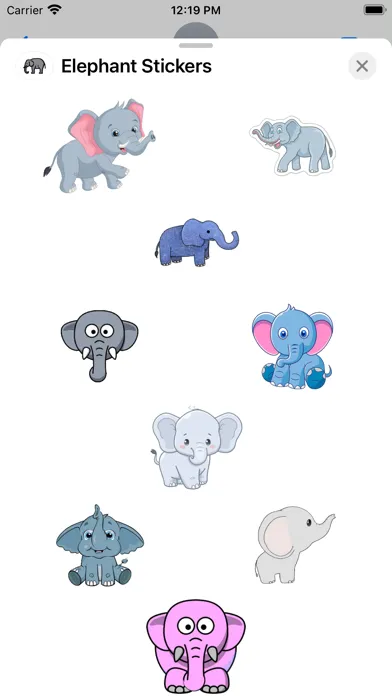 Elephant Stickers应用截图