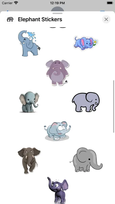 Elephant Stickers应用截图