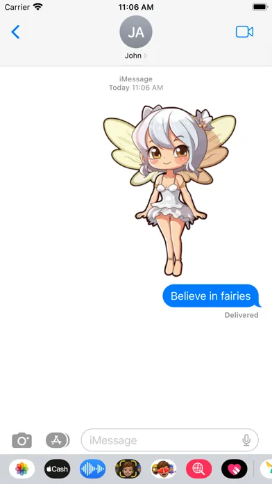 Ảnh chụp màn hình của Fairy Stickers