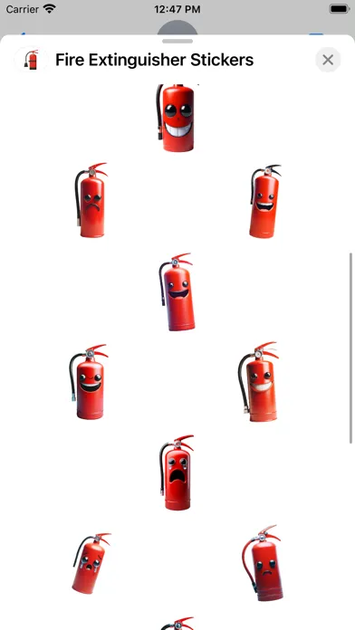 Fire Extinguisher Stickers スクリーンショット