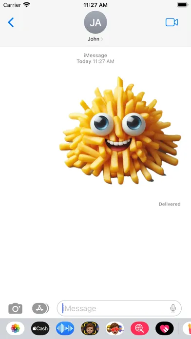 French Fries Stickers Screenshots