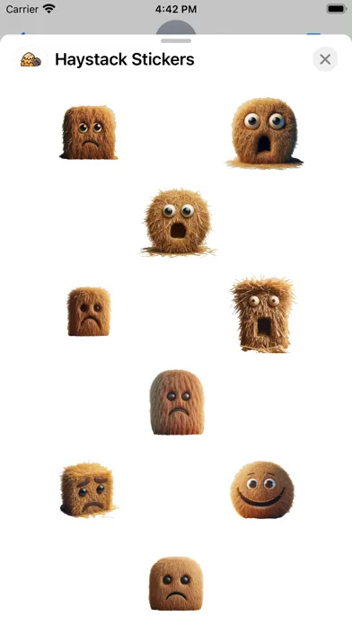 Captures d'écran de Haystack Stickers