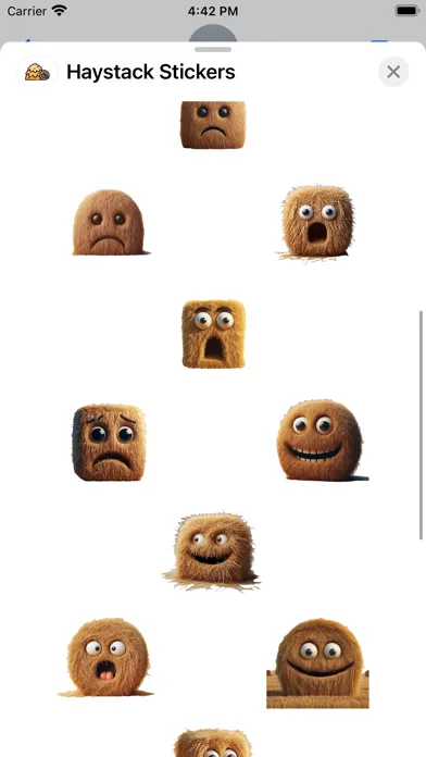 Captures d'écran de Haystack Stickers