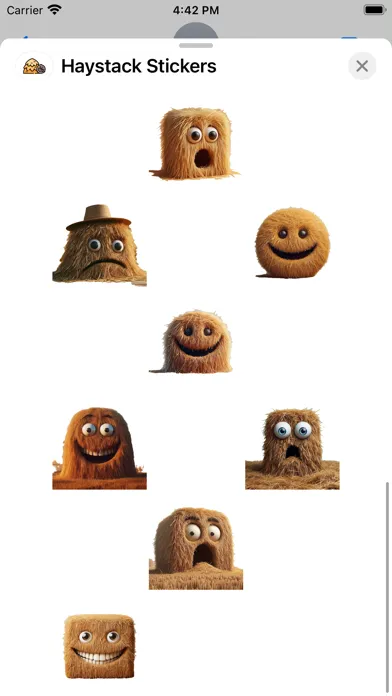 Captures d'écran de Haystack Stickers
