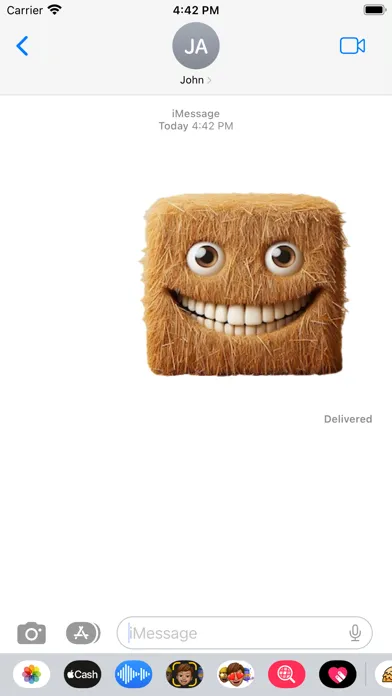 Captures d'écran de Haystack Stickers