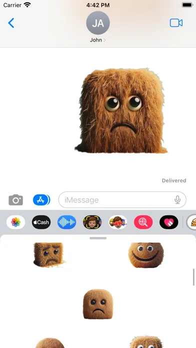 Captures d'écran de Haystack Stickers
