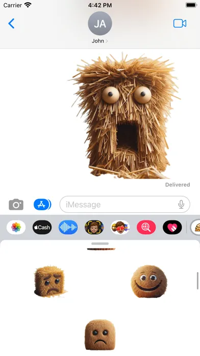 Captures d'écran de Haystack Stickers