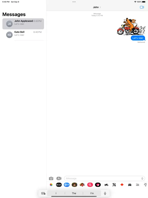 Zrzuty ekranu Motorbike Stickers iPad 