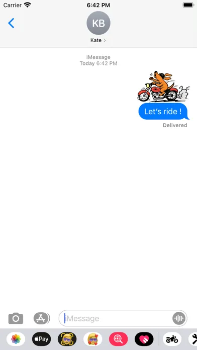 Zrzuty ekranu Motorbike Stickers