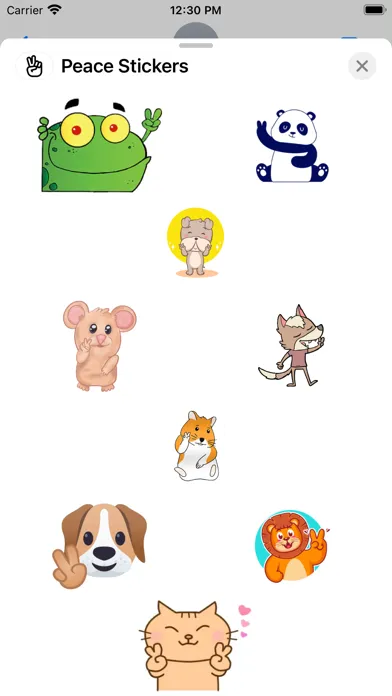Peace Stickers Screenshots