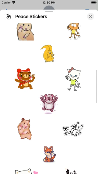 Peace Stickers Screenshots