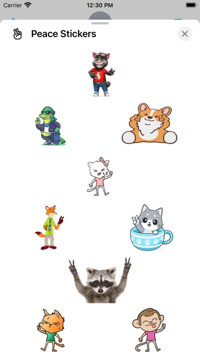 Peace Stickers Screenshots