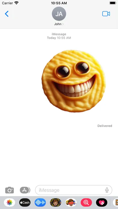 Potato Chip Stickers स्क्रीनशॉट