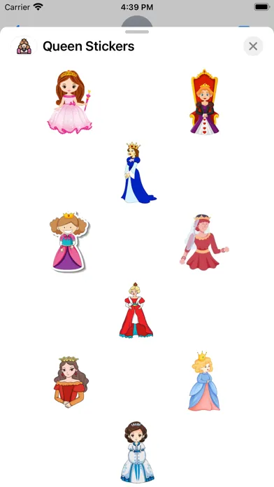 Ảnh chụp màn hình của Queen Stickers