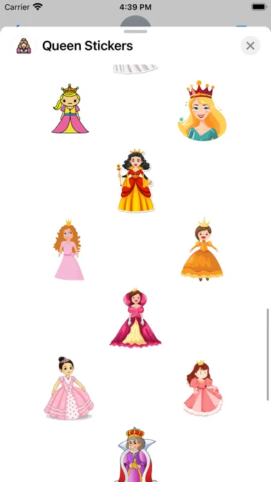 Ảnh chụp màn hình của Queen Stickers