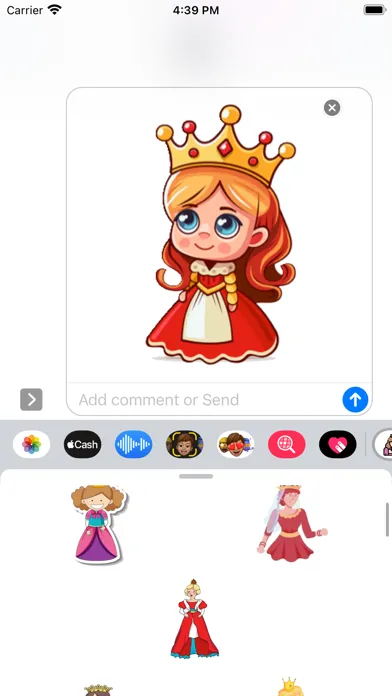 Ảnh chụp màn hình của Queen Stickers