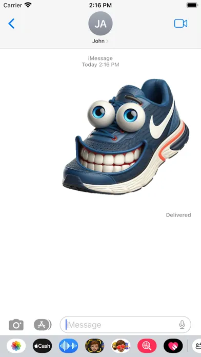 Running Shoe Stickers 스크린샷