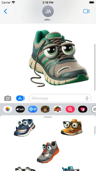 Running Shoe Stickers 스크린샷
