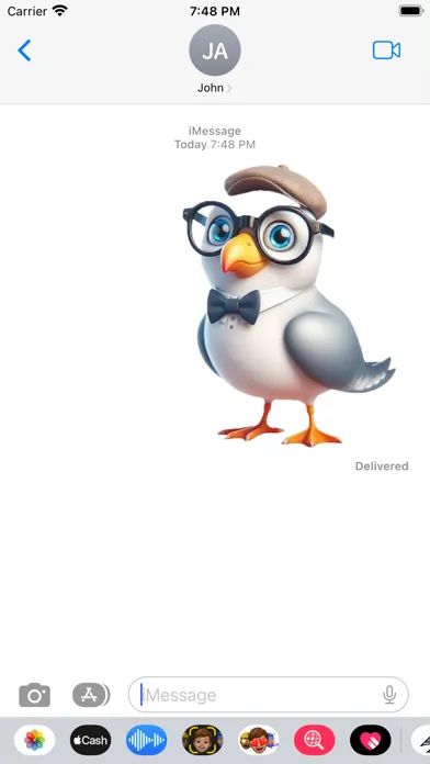 Seagull Stickers سکرین شاٹس