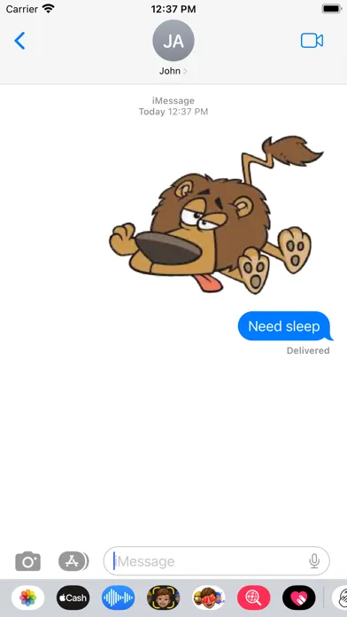 Tired Stickers應用截圖