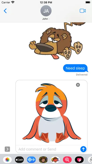 Tired Stickers應用截圖