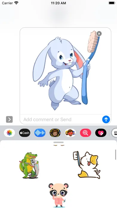 Toothpaste Stickers應用截圖