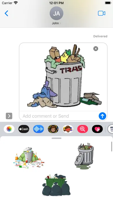 صور Trash Stickers