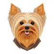 Yorkshire Terrier Stickers Yorkshire Terrier Stickers