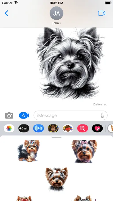 Скриншоты Yorkshire Terrier Stickers
