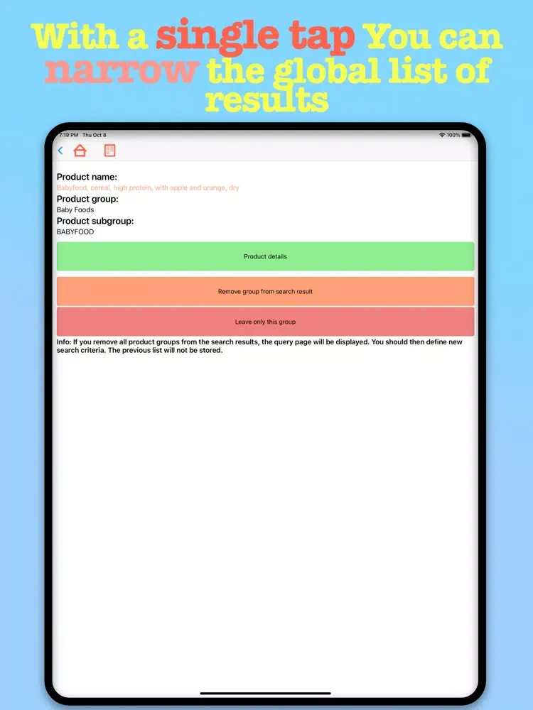 Nutri Nutrients and Vitamins iPad 应用截图