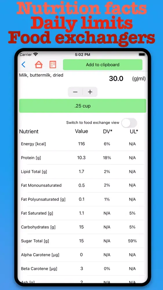 Nutri Nutrients and Vitamins应用截图