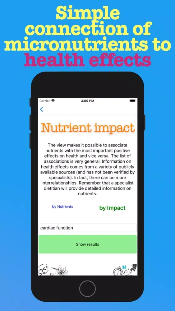 ภาพหน้าจอของ Nutri Nutrients and Vitamins
